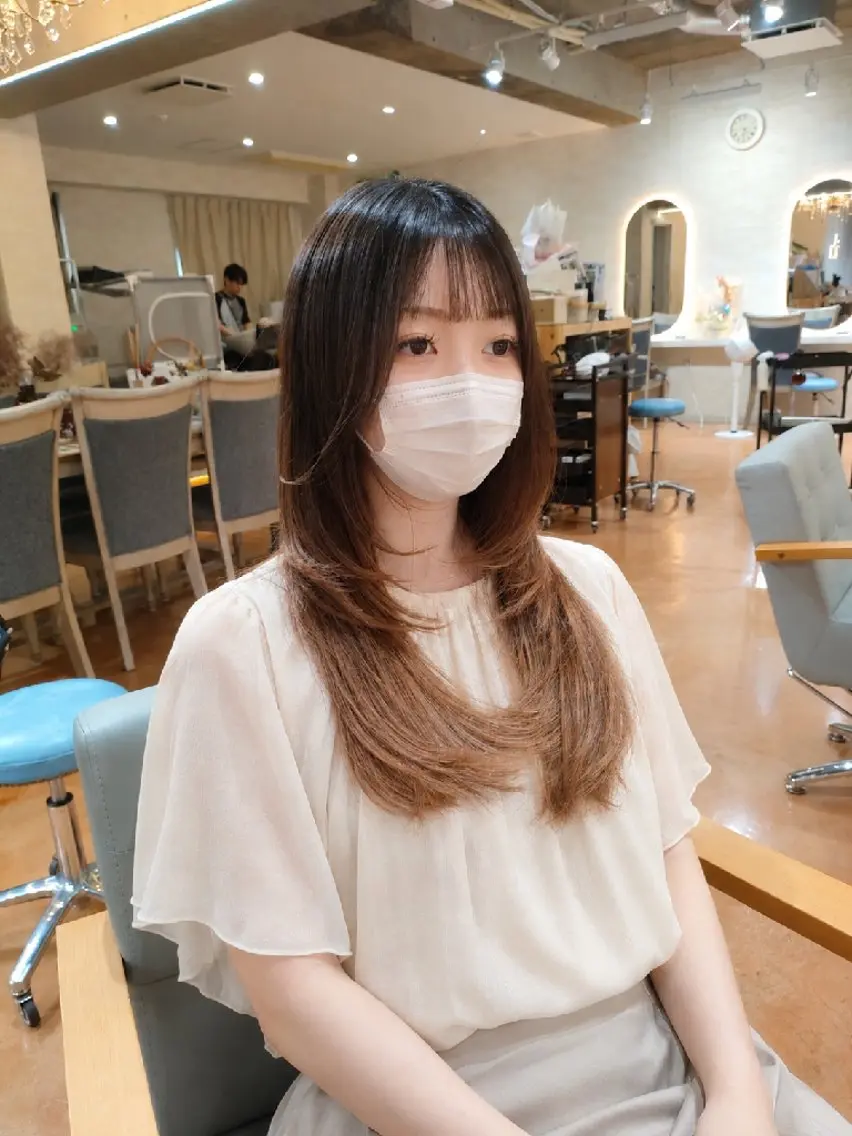 ロング 松澤日菜 ✂メンズ歓迎のヘアスタイル