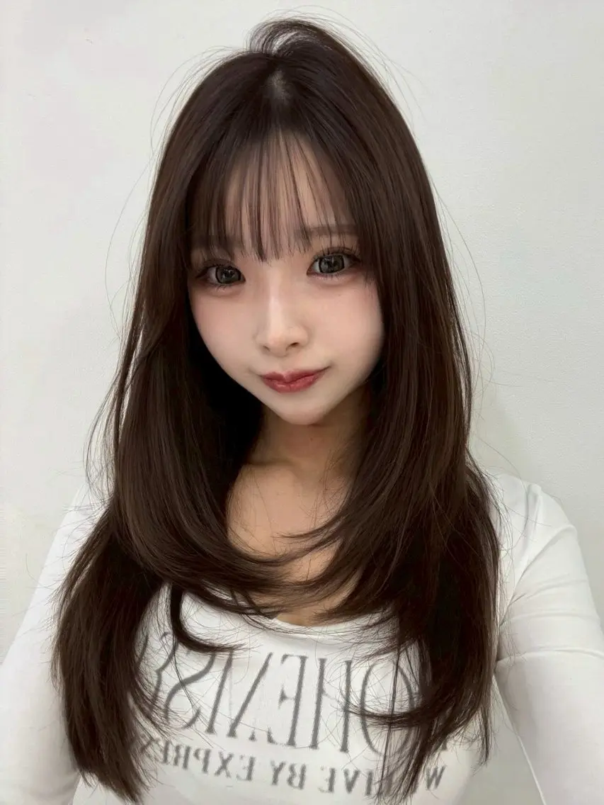 ロング ‎🤍髪質改善‎🤍 レイヤーカット‎🤍のヘアスタイル