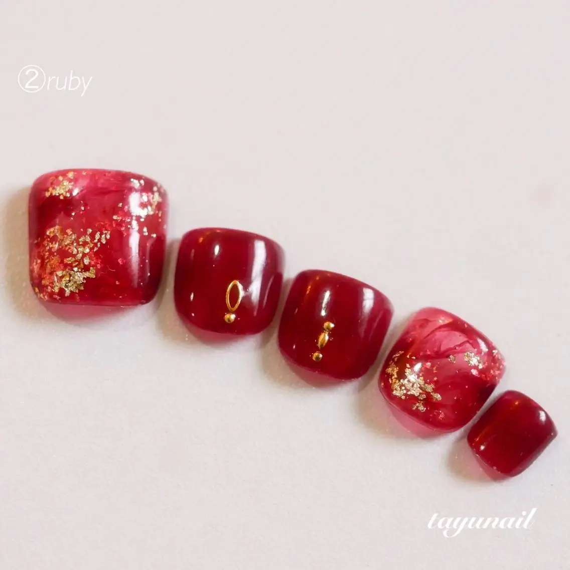 ネイル アートネイル ブルー フットネイル ジェルネイル ニュアンスネイル フットネイル ネイルサロン 【たゆnail】のネイルデザイン