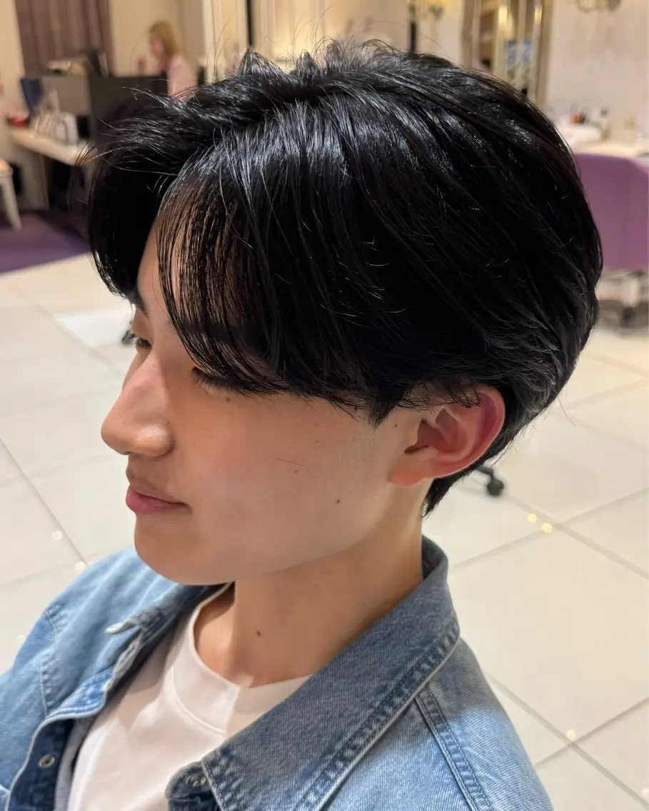 パーマ メンズ 玉置 晴太郎のヘアスタイル
