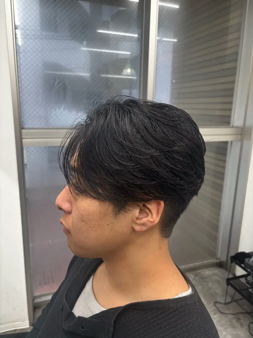 パーマ メンズ カット パーマ メンズ特化✨️ 韓国風パーマ🔥一八のヘアスタイル