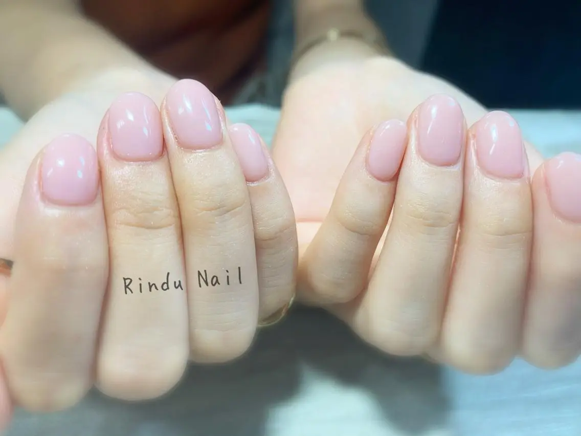 ネイル ワンカラーネイル Rindu Nail 名駅miniのネイルデザイン