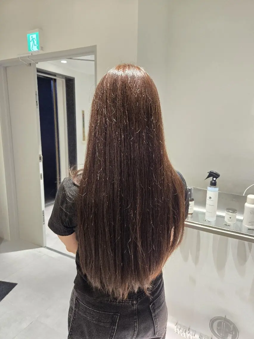 ロング カラー ヘアカラー natural hair 🌿あかりのヘアスタイル
