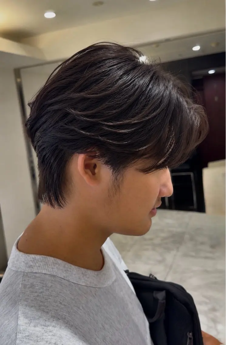 ショート メンズ カルマパーマ メンズパーマ カット パーマ トリートメント 🇬🇧メンズ特化/ パーマ特化ren🎸のヘアスタイル