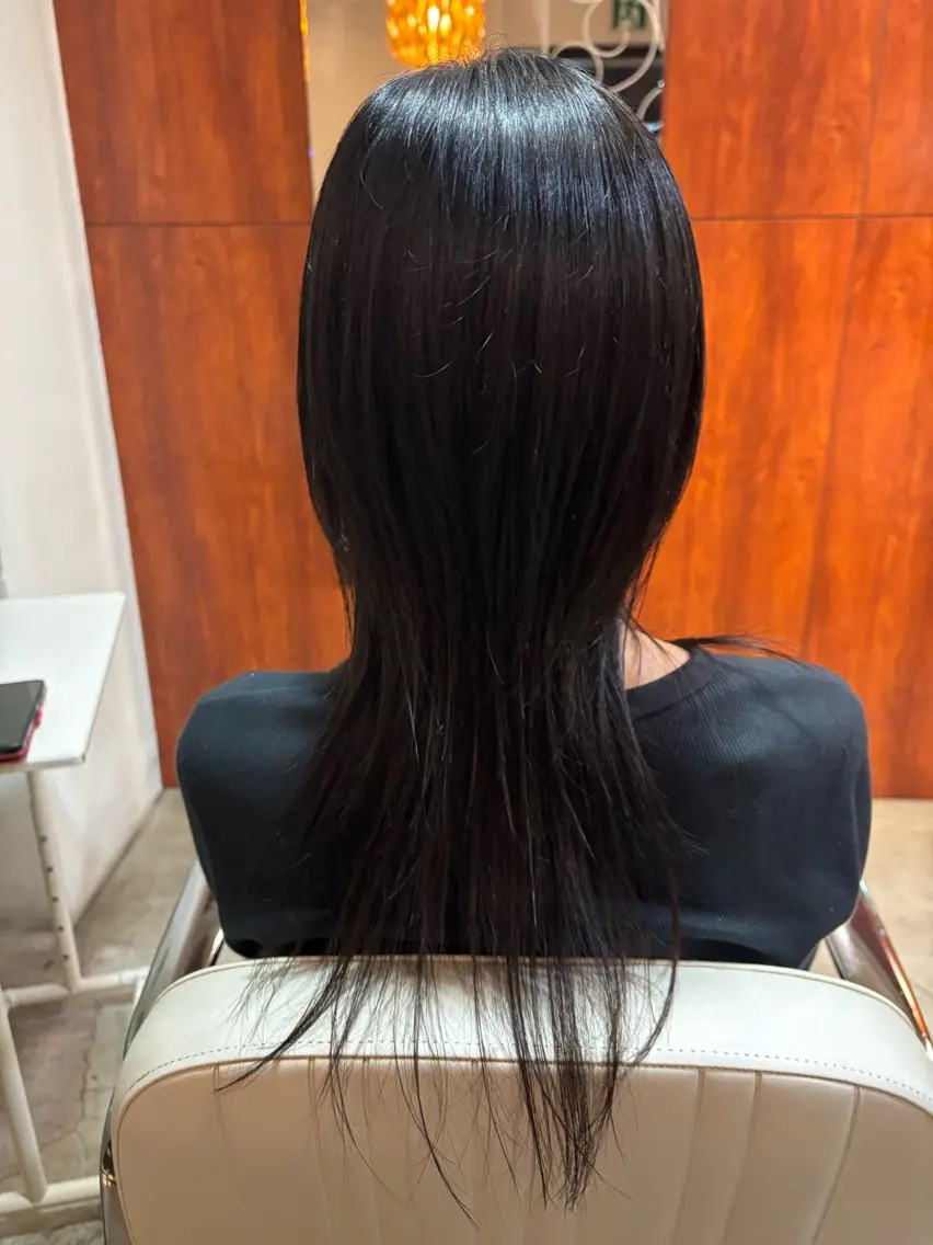 ロング シャギー イナイ ハルカのヘアスタイル