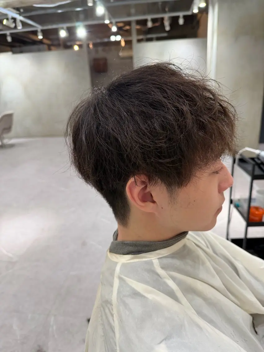 メンズカットの写真