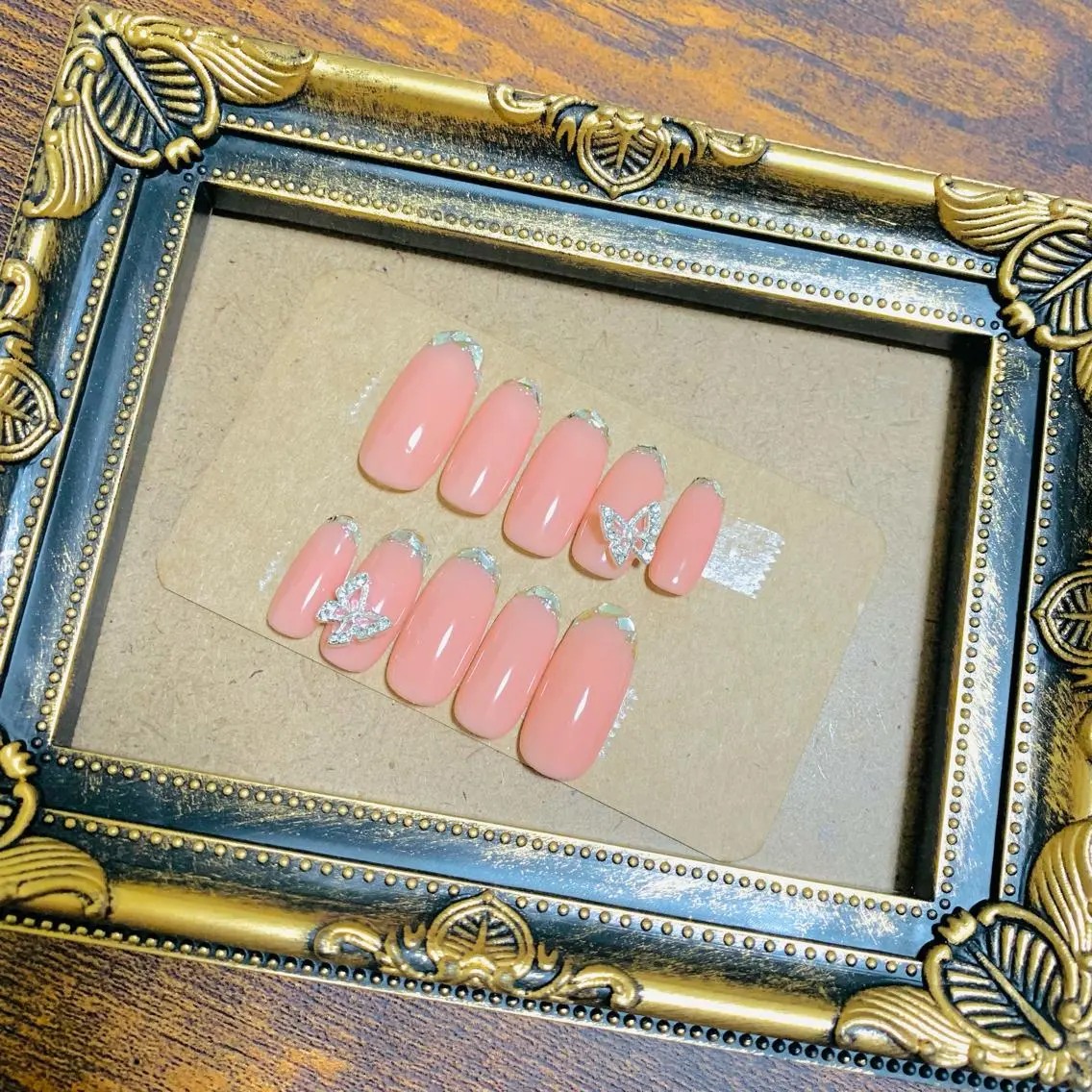 ネイル アートネイル フレンチネイル ガラスフレンチ 韓国ネイル ワンホンネイル Nail&Eye Spina 琴美のマツエク・マツパデザイン