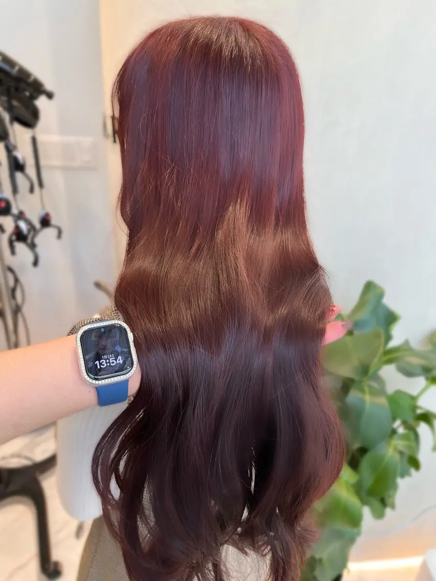 セミロング カラー ヘアアレンジ ヘアカラー トリートメント 愛されカラー🩷 はるなのヘアスタイル