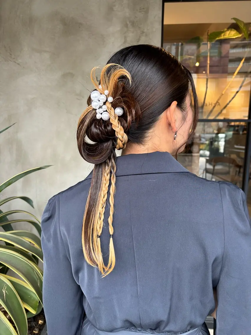 ロング ヘアアレンジ 村松 美月のヘアスタイル