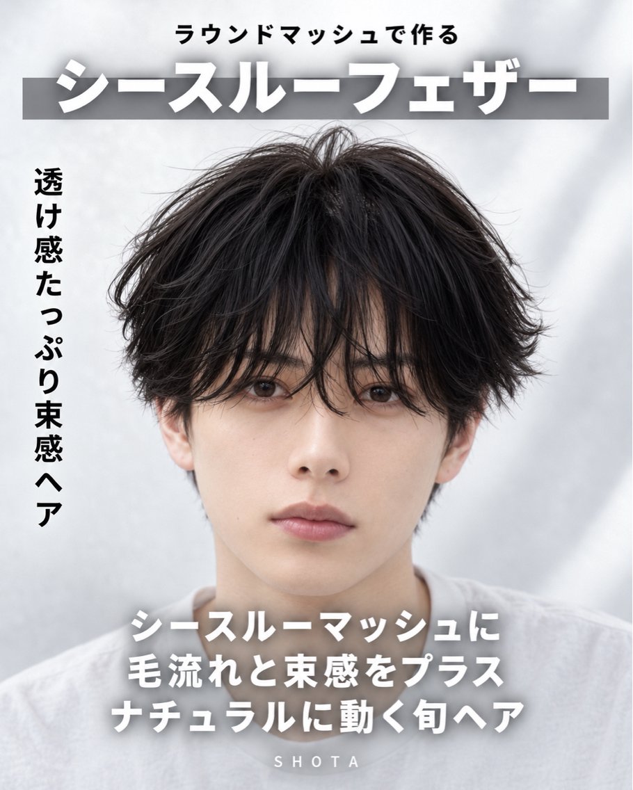 メンズ センターパート メンズパーマ カット メンズカット/センタ ーパート✂️内田将太のヘアスタイル