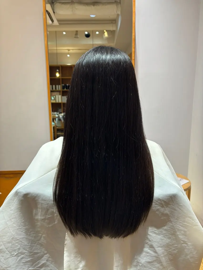 カラー 透明感カラー🩵 かのは🐰🪽のヘアスタイル