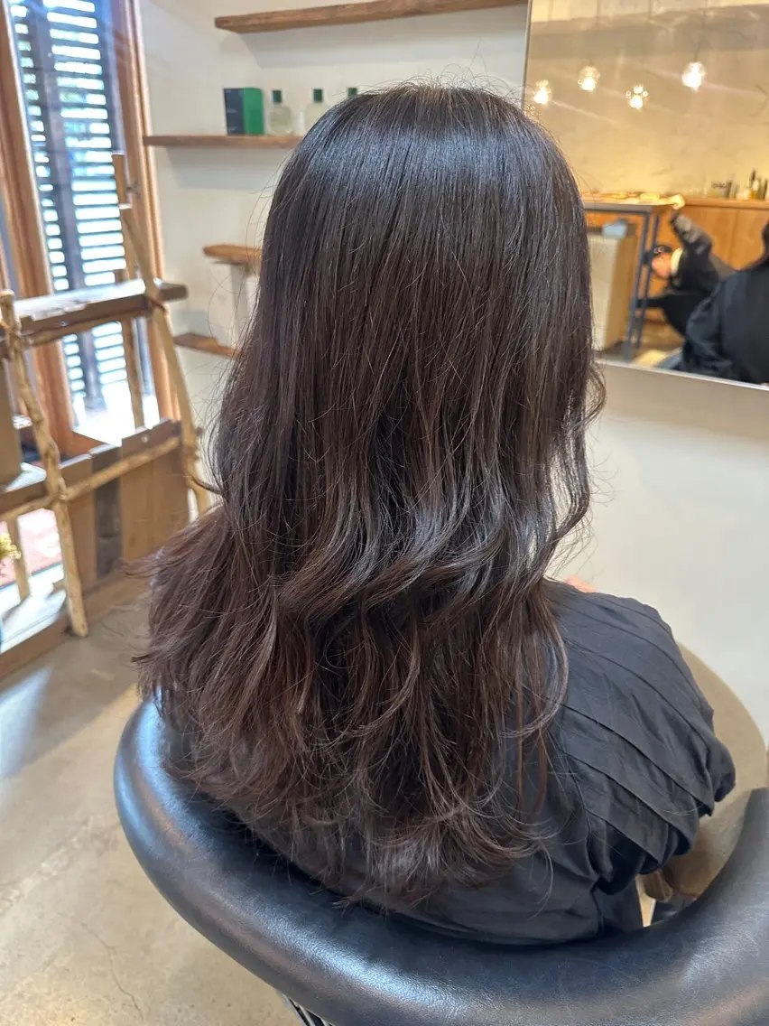 ロング カット トリートメント 似合わせが得意 村松慧汰のヘアスタイル