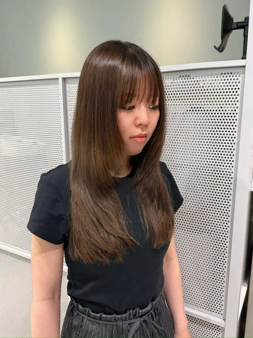 カラー ヘアカラー 辻岡 悠稀のヘアスタイル