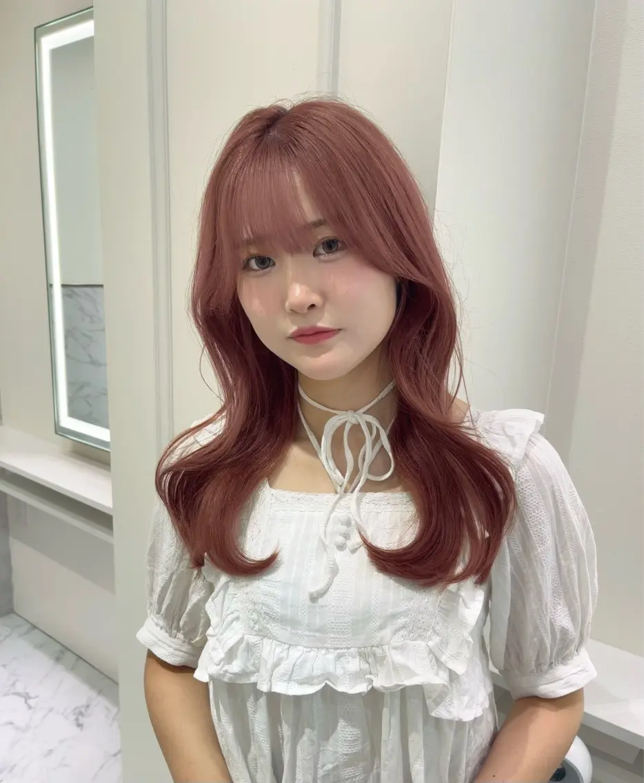 ロング カラー ヘアカラー ParveMix / 山本 玲南🫧🪽のヘアスタイル