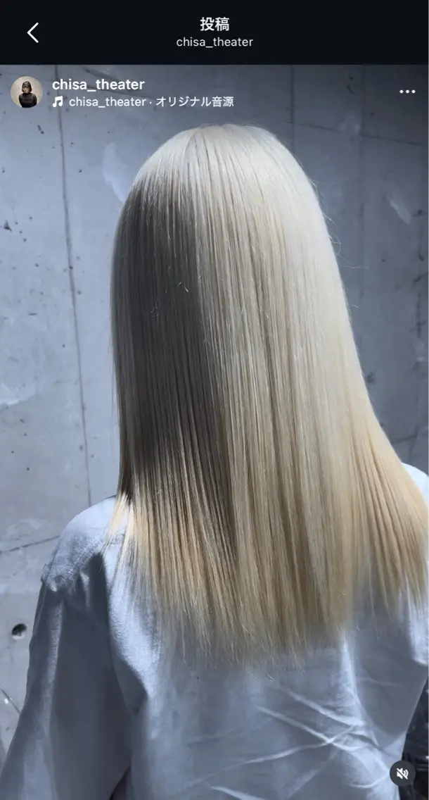 ロング カラー ブリーチ 透明感カラー ブリーチなしカラー 髪質改善 韓国風ヘア 🦋chisa🦋 韓国カラー🤍のヘアスタイル