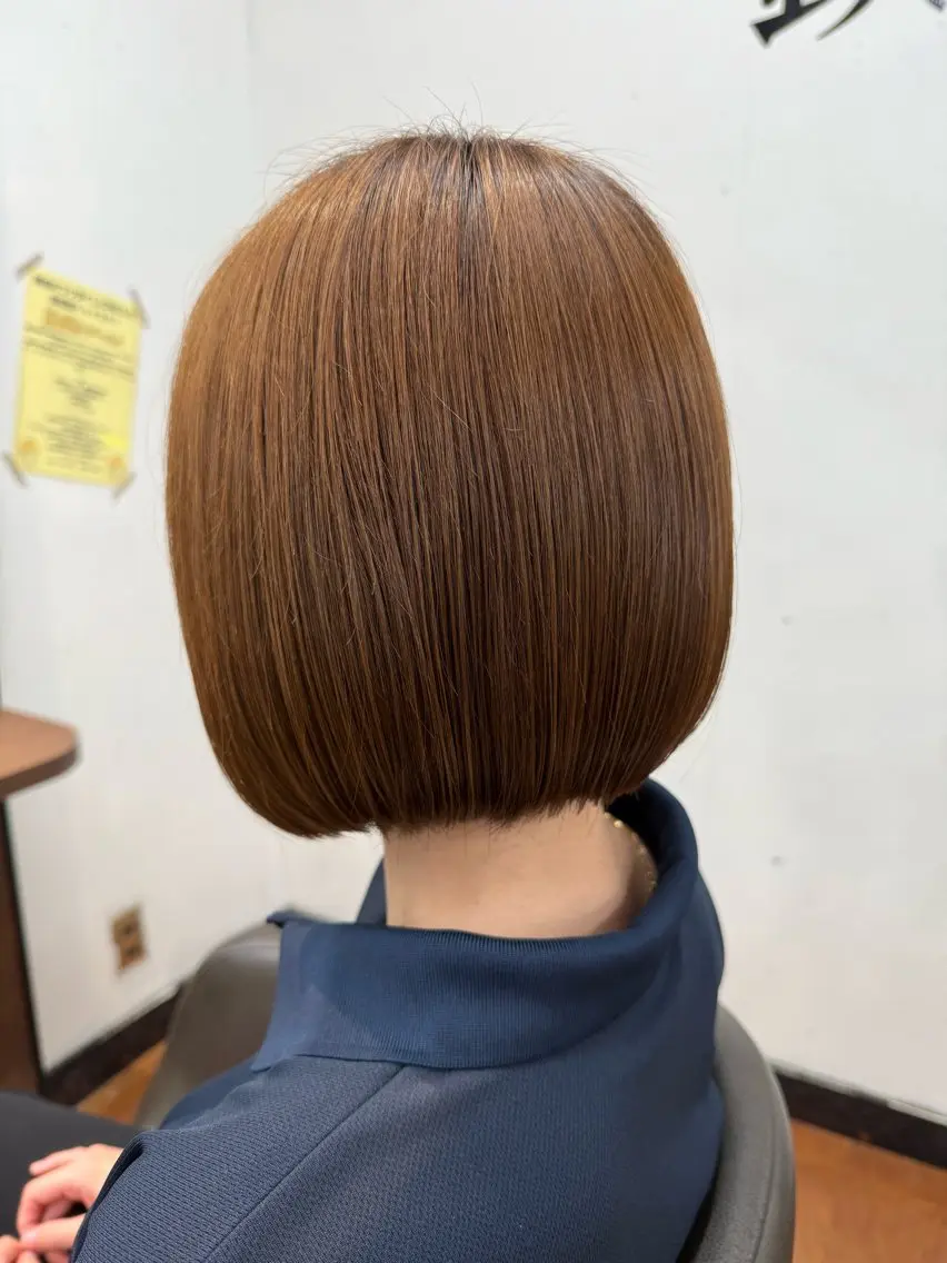 ショート ワンレンボブ ボブ 北野 凌悟のヘアスタイル
