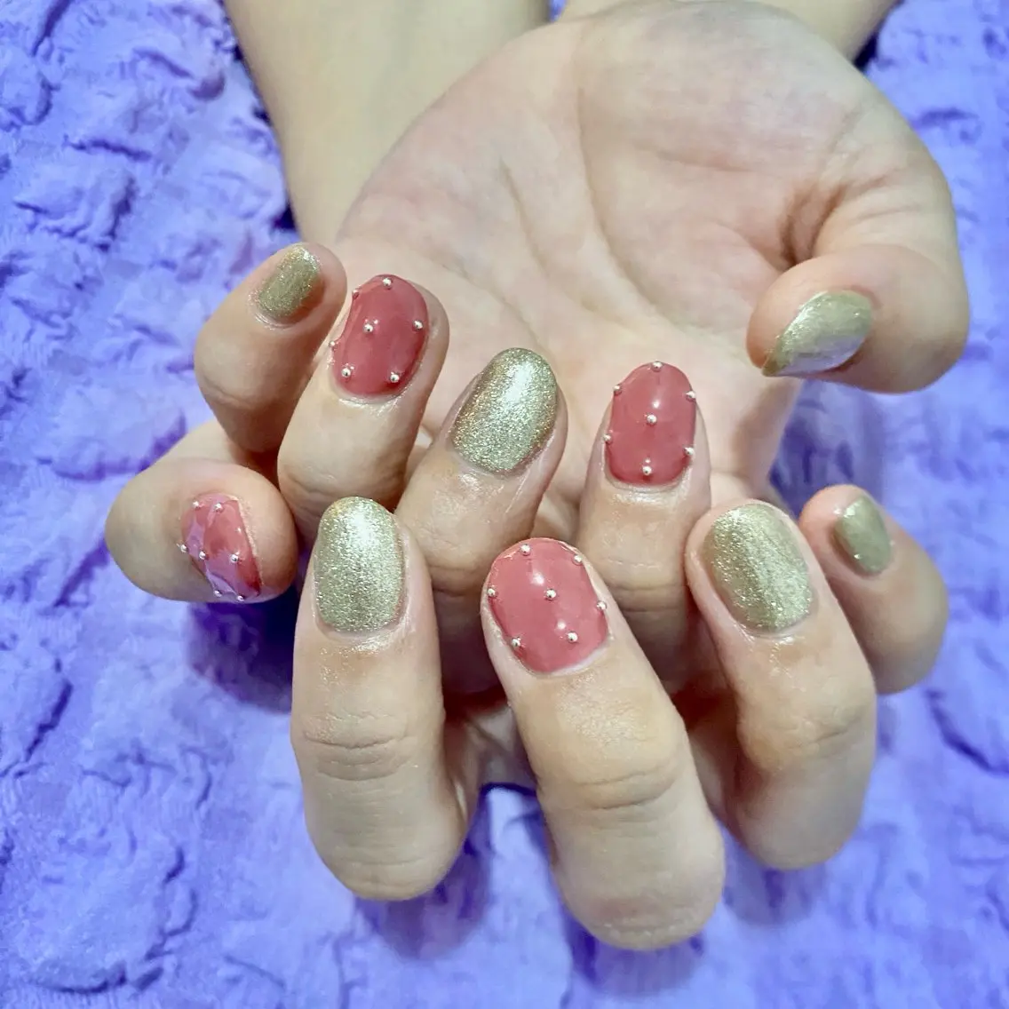 ネイル シンプルネイル VIBLISS福岡 tomokoのネイルデザイン