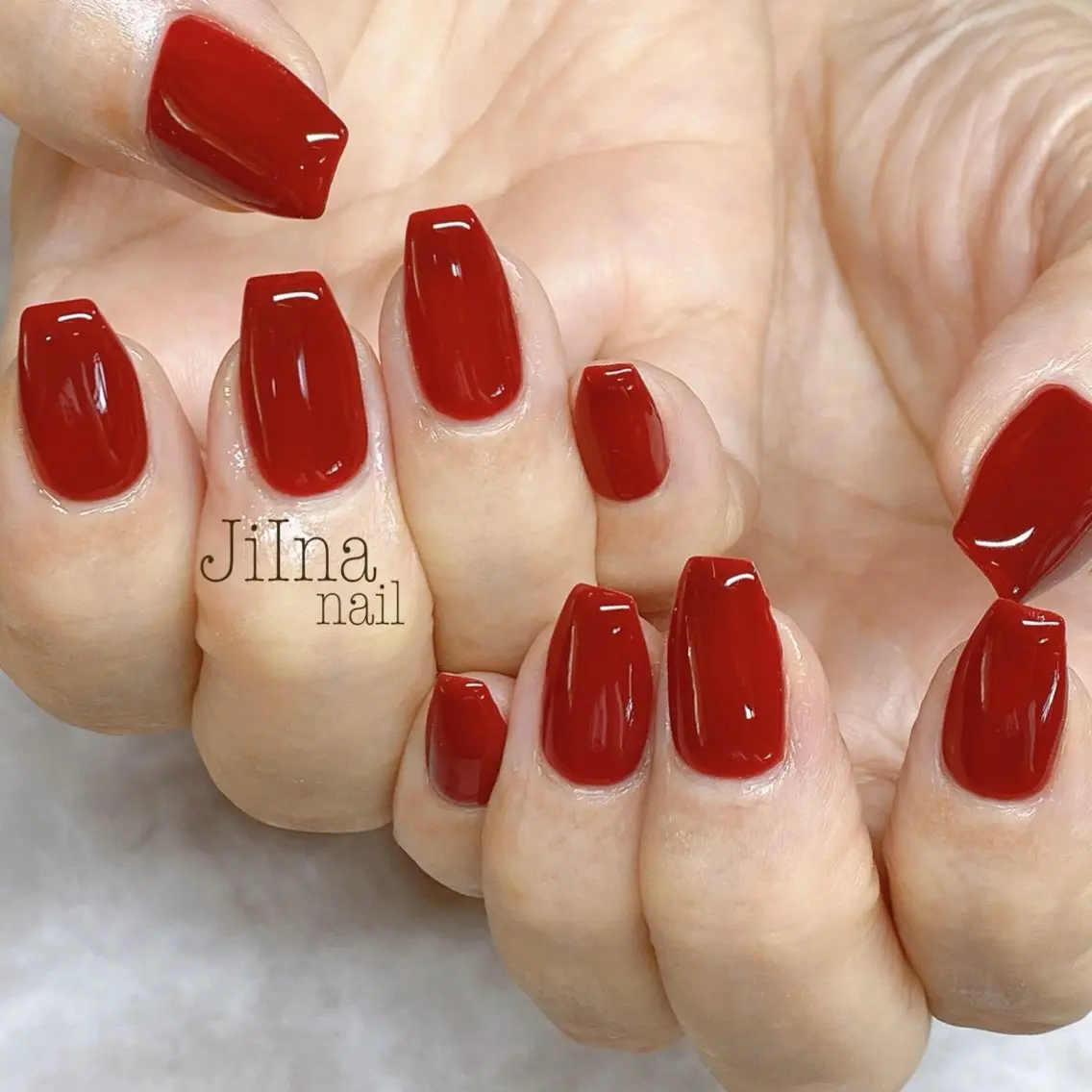 ネイル ワンカラーネイル JiIna nailのネイルデザイン