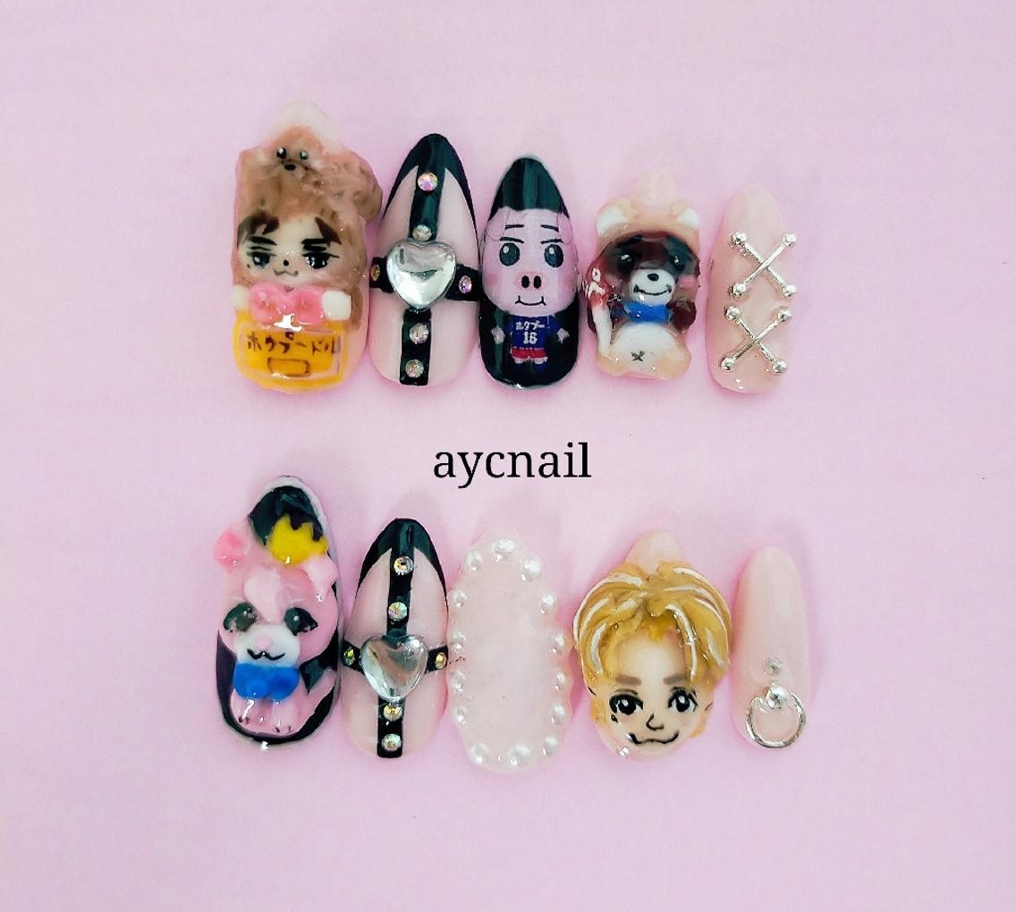 ネイル ハンドネイル 推しネイル | 　aycnailのネイルデザイン