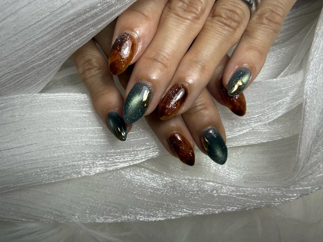 セミロング shandy nailのネイルデザイン