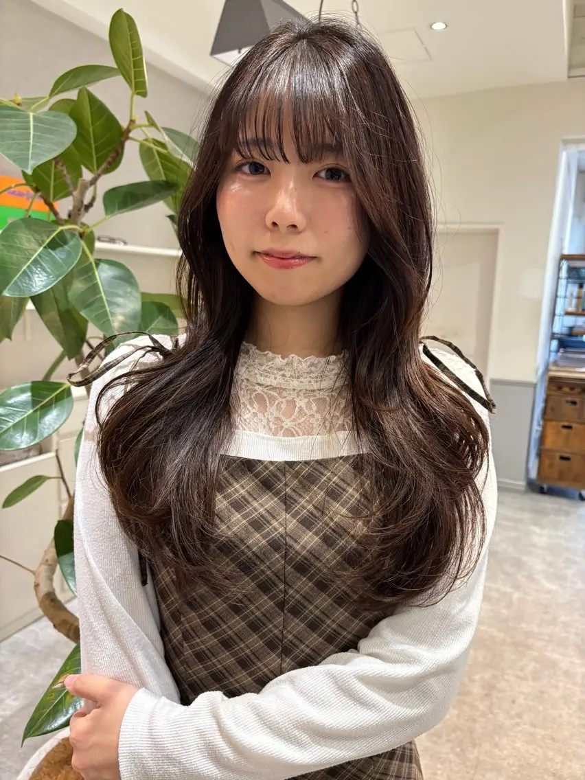 ロング SIKI yuuna レイヤーカット🪽のヘアスタイル