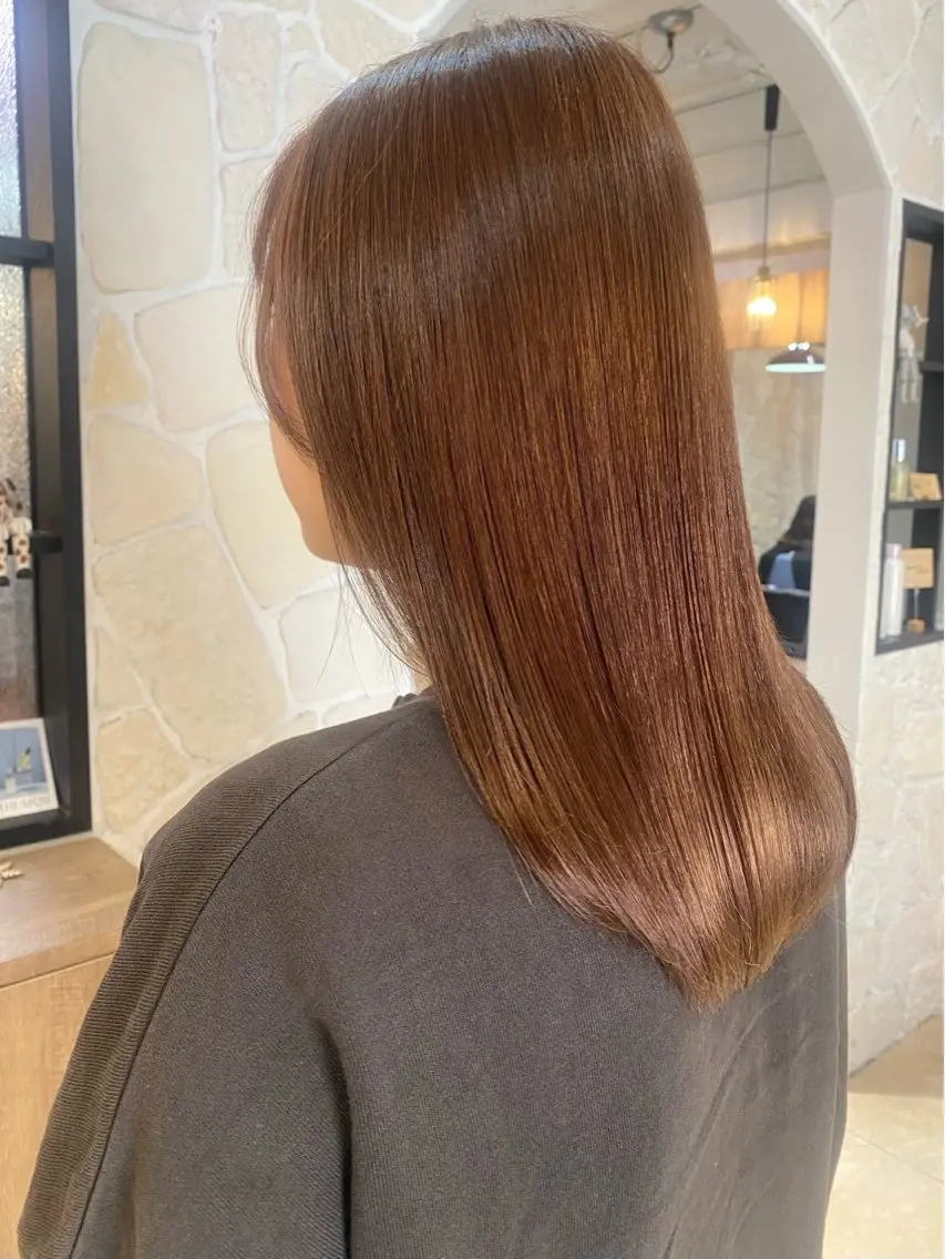 セミロング カラー ヘアカラー 🌼髪質改善･アレン ジ･レイヤー🌼のヘアスタイル
