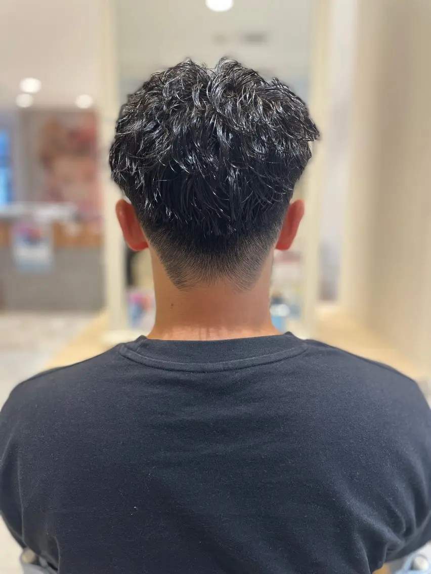 ショート パーマ メンズ カット パーマ メンズパーマ/カット / 古川 諒のヘアスタイル