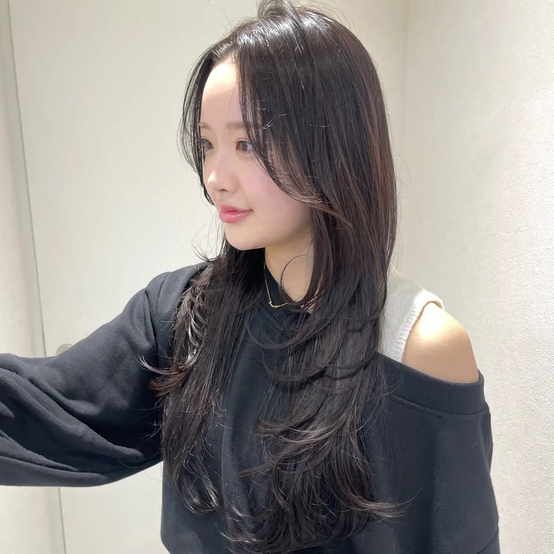 ロング カット トリートメント レイヤーカット TENSHOのヘアスタイル