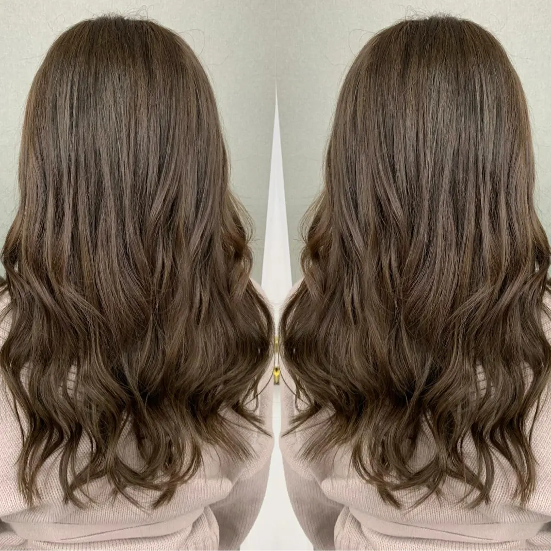 ロング カラー カット ヘアカラー トリートメント とも🏆プルエクステ /髪質改善🏆渋谷のヘアスタイル