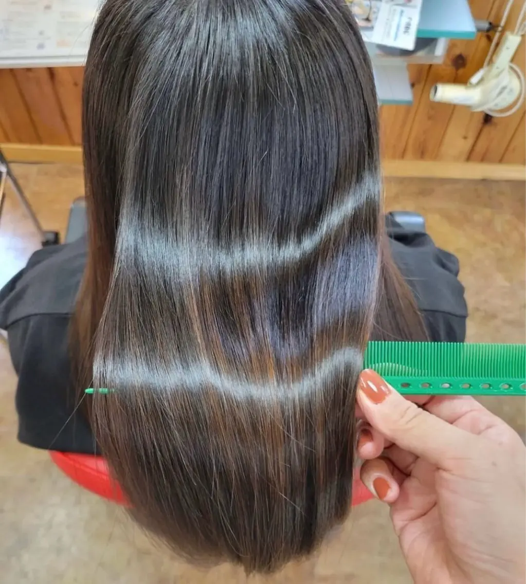 ロング カット トリートメント LAPIS南一の沢店 山野井のヘアスタイル