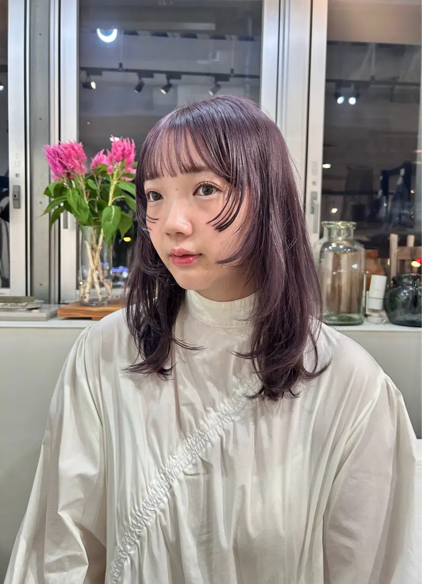 💡女性限定💡ブリーチダブルカラー🫧+似合わせカット🪄+トリートメント🌿の写真