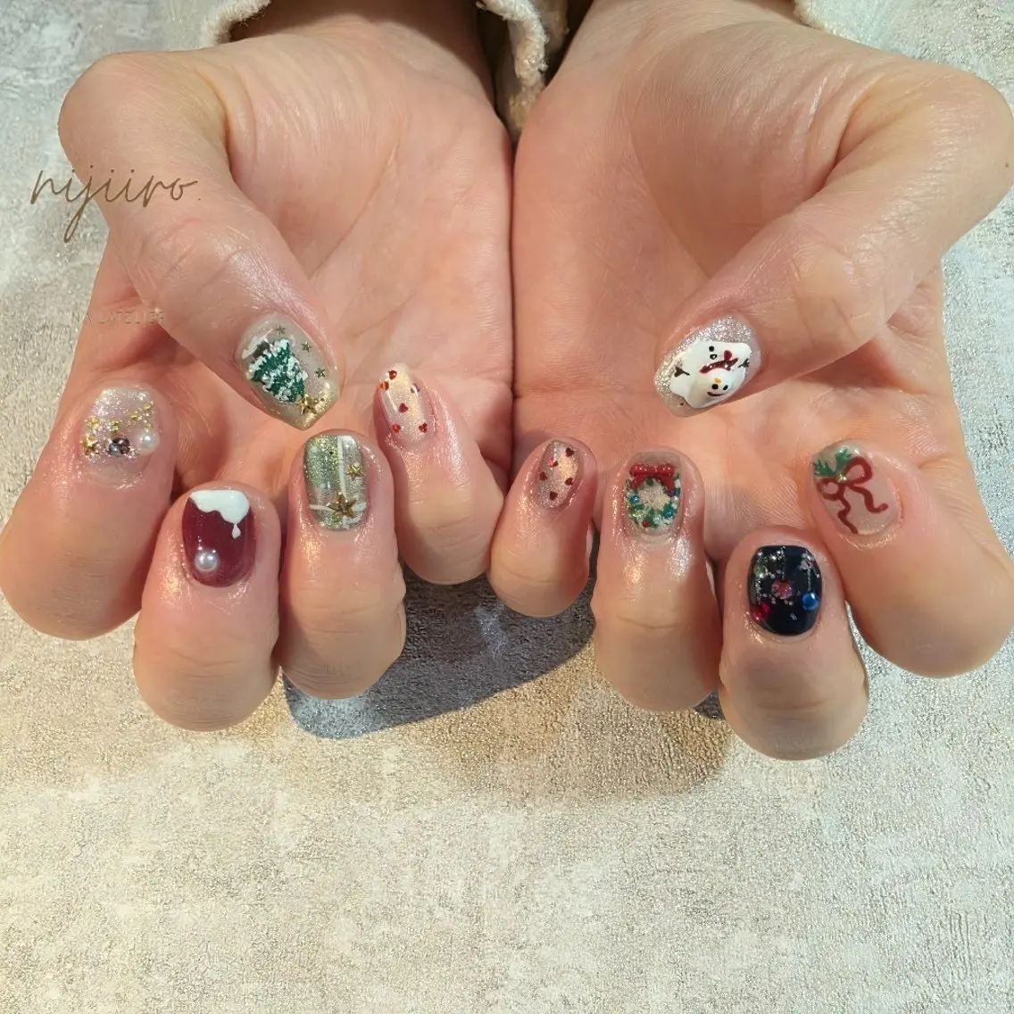 ネイル ハンドネイル nijiiro🌈 サトウのネイルデザイン