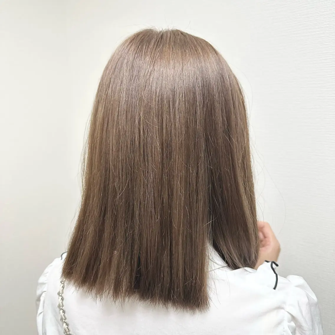 セミロング カラー ヘアアレンジ 🎀 yuuka🎀のヘアスタイル