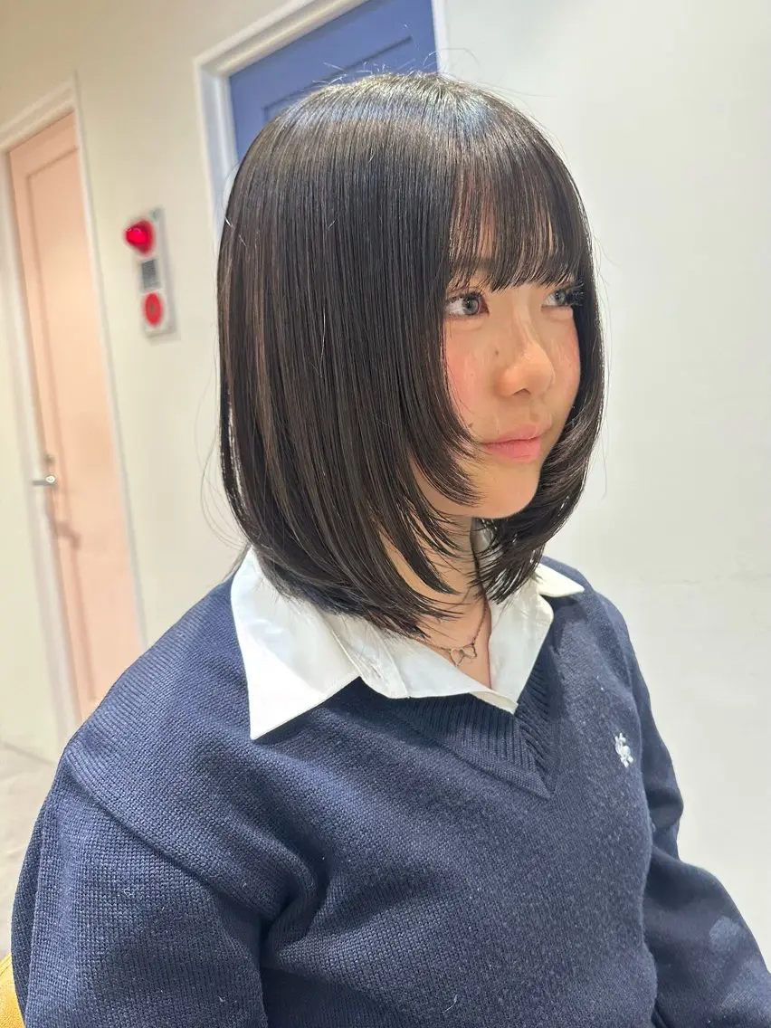 ショート HANAME 原宿美容室のヘアスタイル