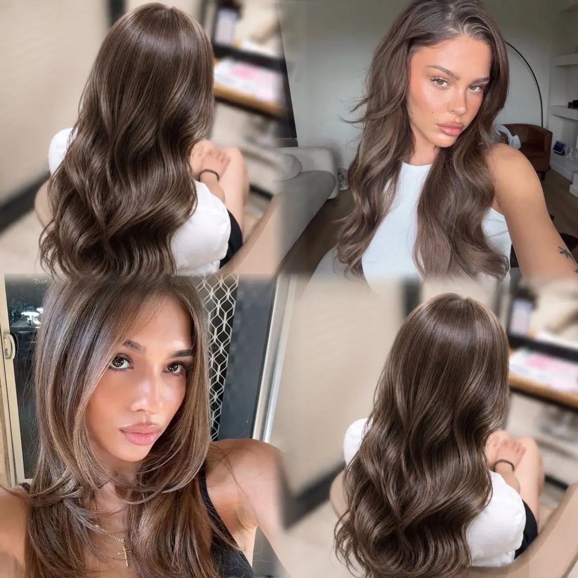ロング カラー ブラウンカラー 透明感カラー × 海外ヘア🌺 ココノのヘアスタイル