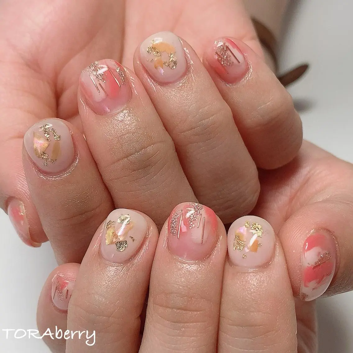 ネイル ニュアンスネイル ハンドネイル ネイリスト なつみのネイルデザイン
