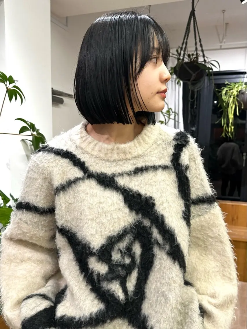 ショート カラー 水田 成美のヘアスタイル