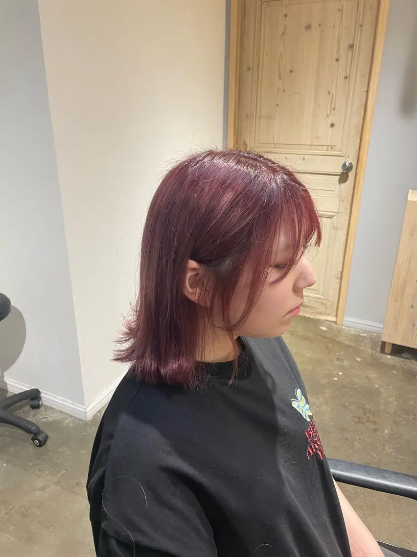 カラー うらた のあのヘアスタイル
