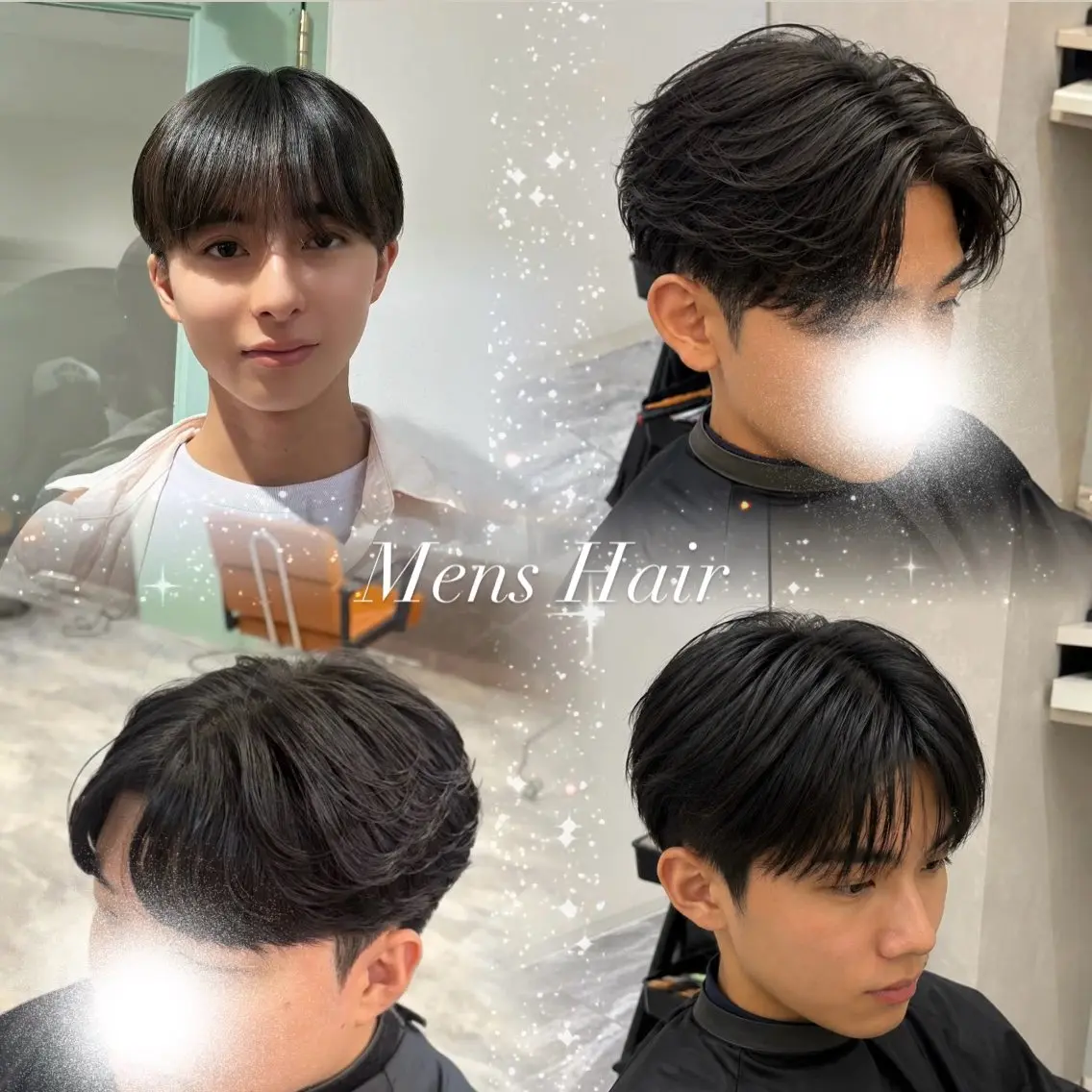 メンズ センターパート メンズ韓国風 マッシュ シースルーマッシュ カット 顔周りカット/韓国ヘ ア🇰🇷/Linaのヘアスタイル
