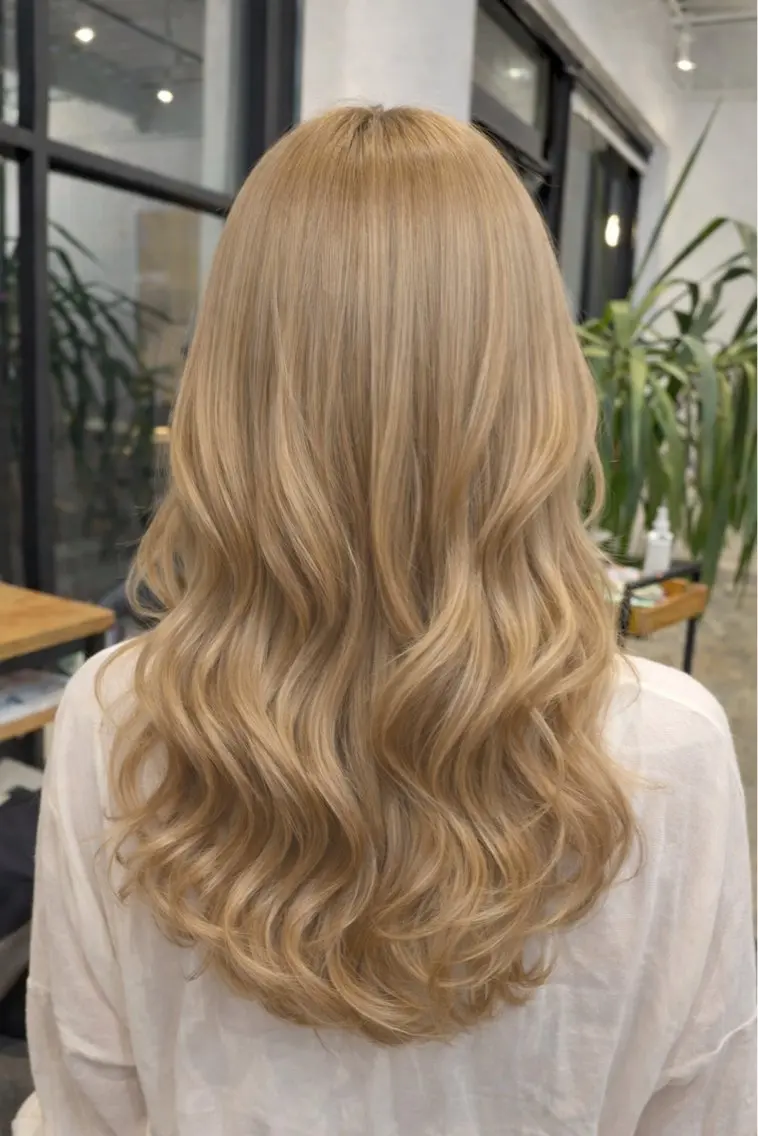 カラー ブリーチ 透明感カラー 5月クーポン 透明感✨️さとりんのヘアスタイル