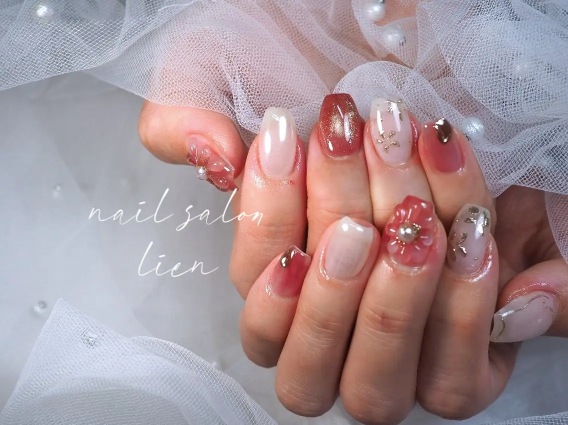 ネイル ハンドネイル プライベートサロン lienのネイルデザイン