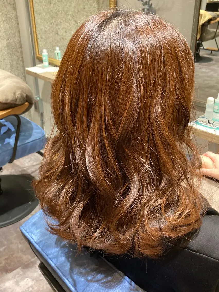 ⭕️カット&オーガニックカラー(フル白髪染め)&髪質改善TOKIO5stepトリートメントサービス⭐️ミニモ限定⭐️の写真