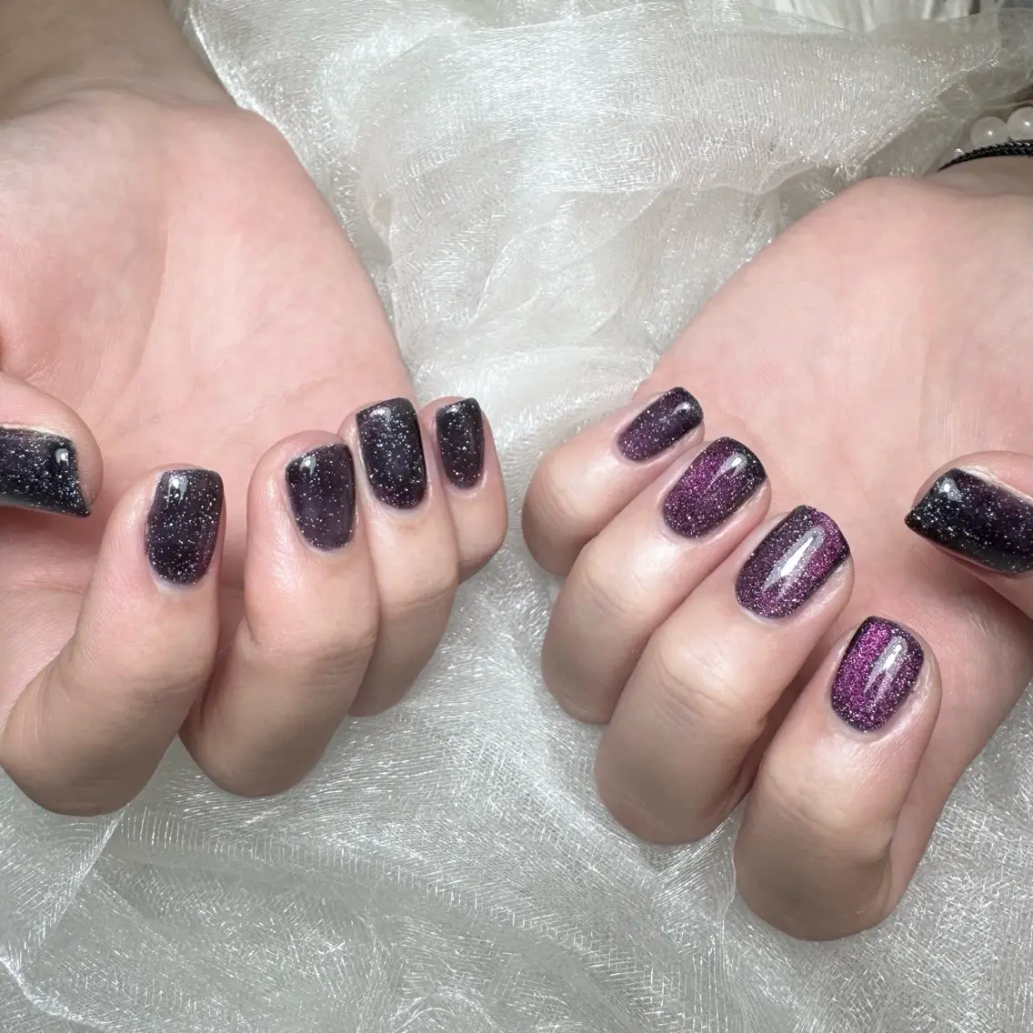 ネイル マグネットネイル ハンドネイル Lilibeauty salonのネイルデザイン