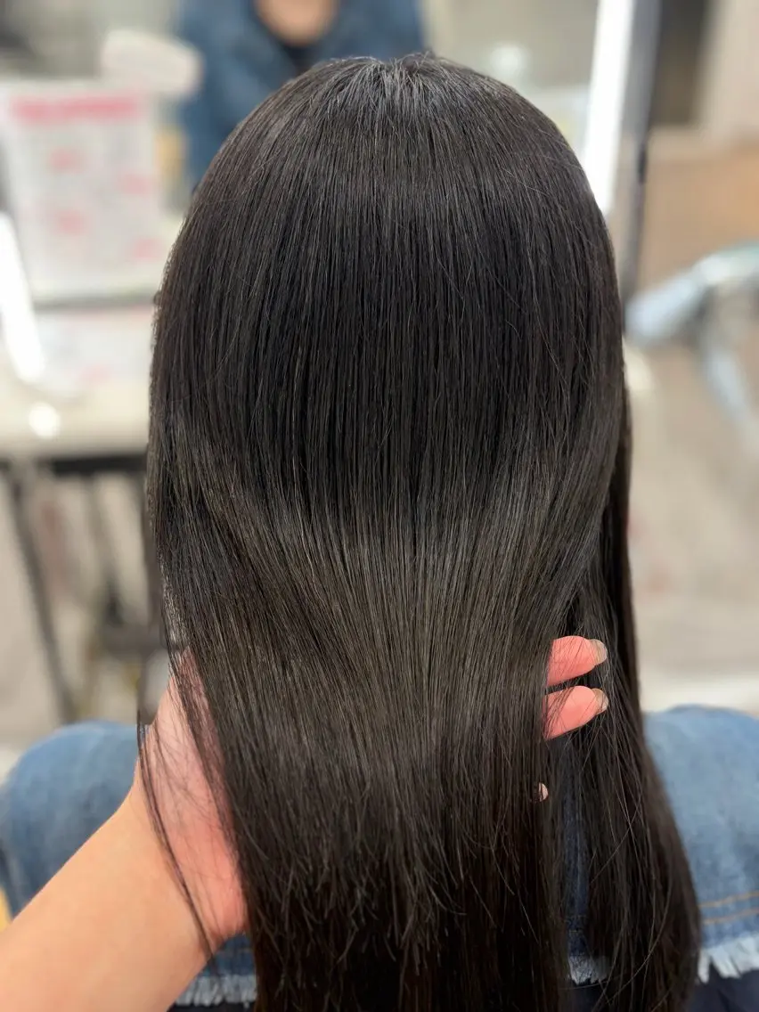 ミディアム トリートメント 🎀miyu🎀 カラー/縮毛矯正のヘアスタイル