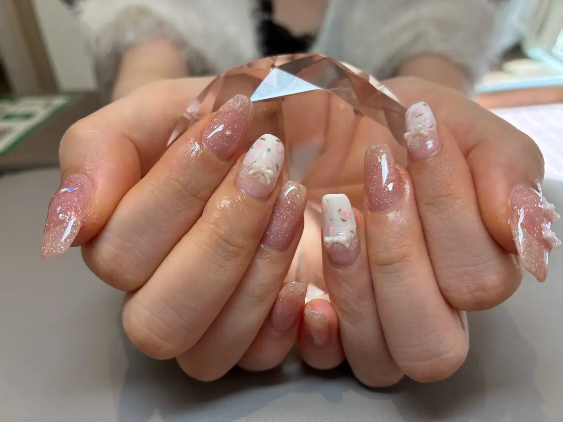 ネイル レース ハンドネイル ECRLN Atsumiのネイルデザイン