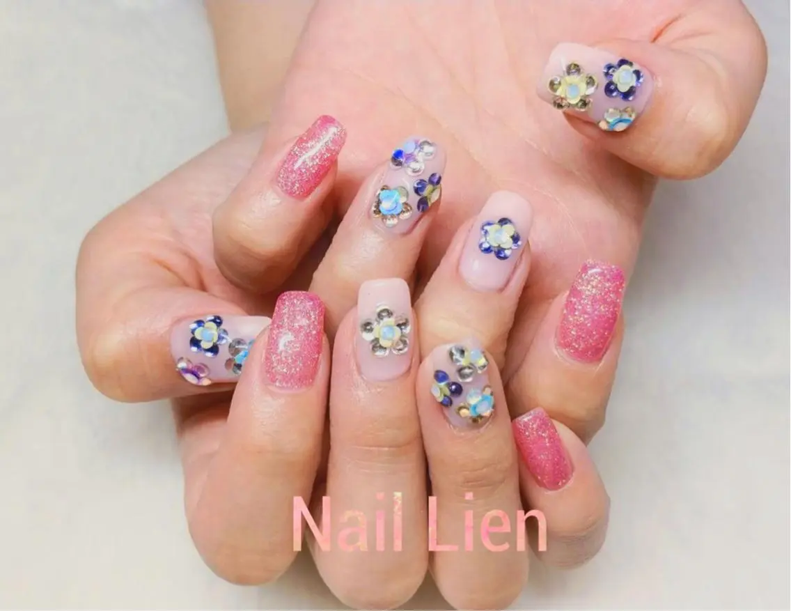 ネイル ストーンネイル Nail lieNのネイルデザイン
