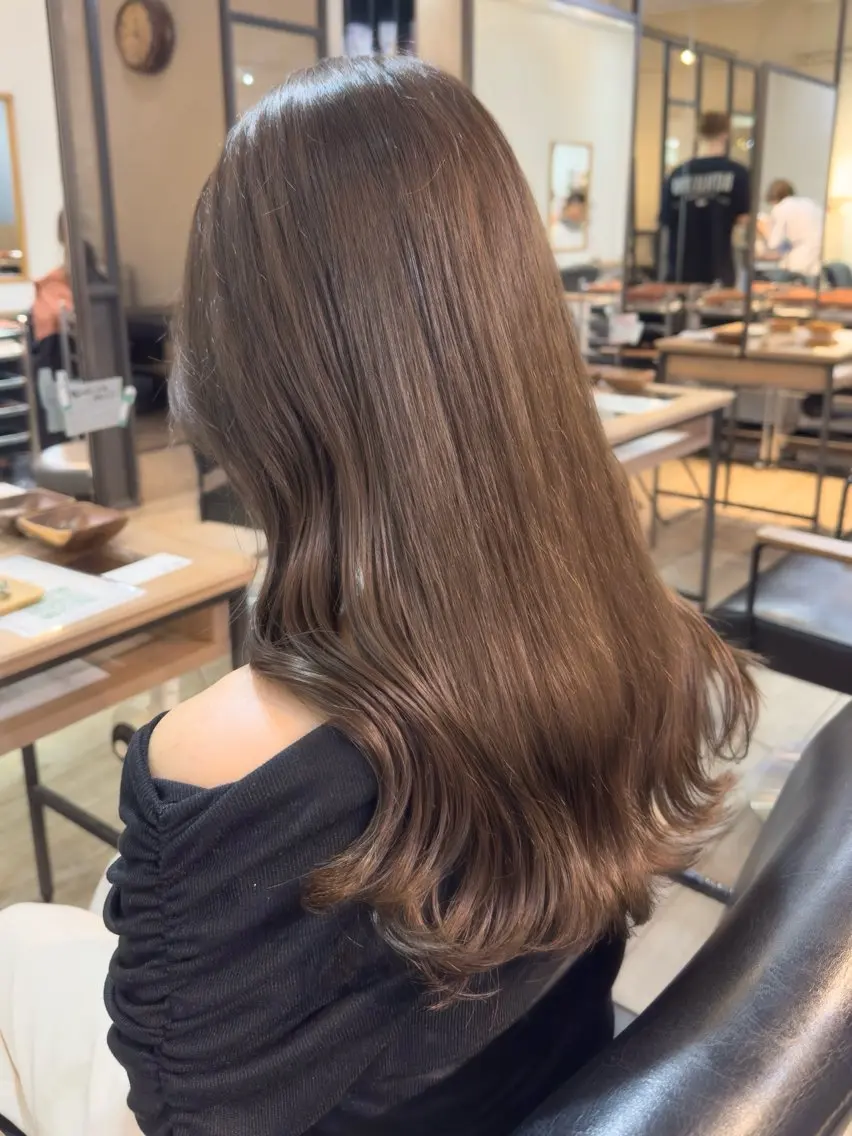 ロング カラー カット ヘアカラー Selene 難波店　HIROKIのヘアスタイル