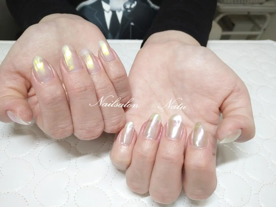 ネイル ミラーネイル nailsalon Natuのネイルデザイン
