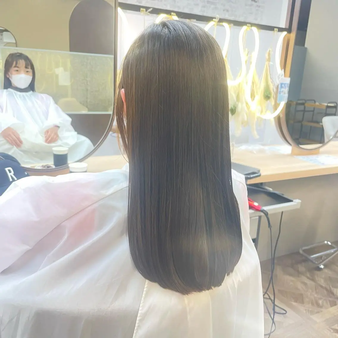ロング 髪質改善 縮毛矯正 トリートメント 酸熱トリートメント MATISSE藤崎 渕上 ジュビアイのヘアスタイル
