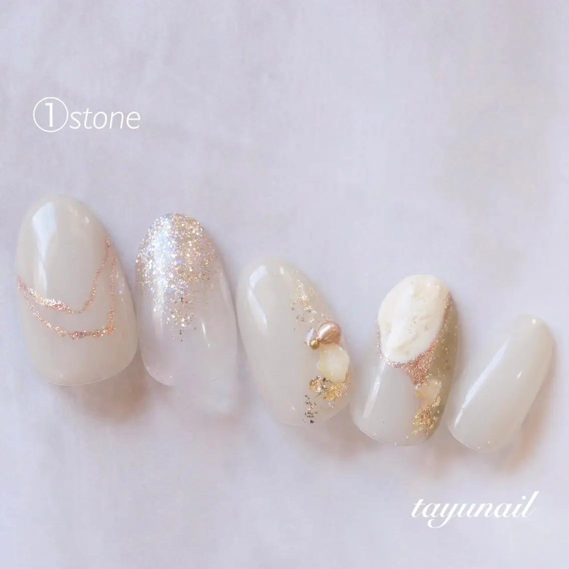 ネイル アートネイル ブルー ジェルネイル ラメ(グリッター) ワンカラーネイル ネイルサロン 【たゆnail】のネイルデザイン